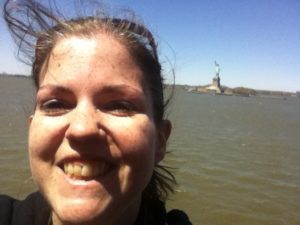 staten island ferry and statue of liberty