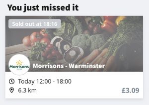 morrisons too good to go box confirmation